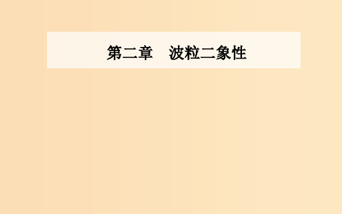 高中物理第二章波粒二象性第二节光子粤教版选修3 