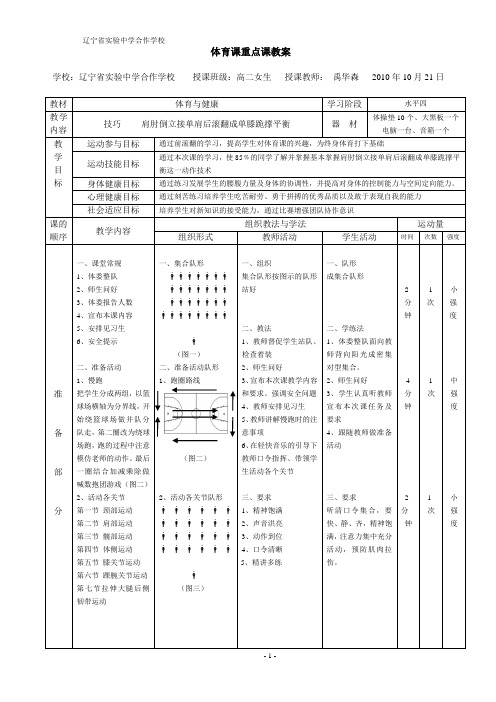 体操肩肘倒立经接单间后滚翻成跪撑平衡