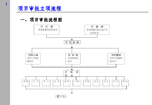 房地产项目审批立项流程PPT课件