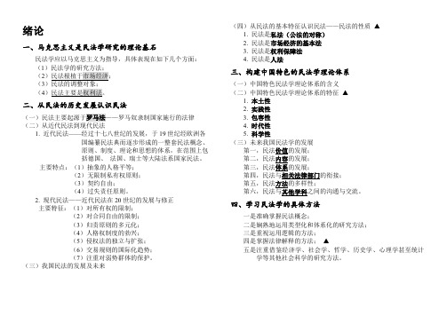 民法总论笔记 (1)