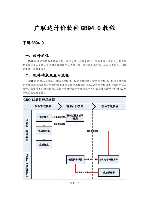 广联达计价GBQ4.0完整教程