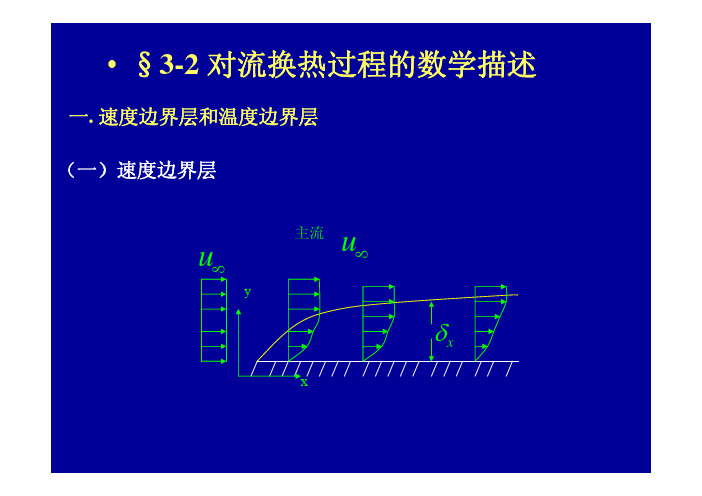 (一)速度边界层