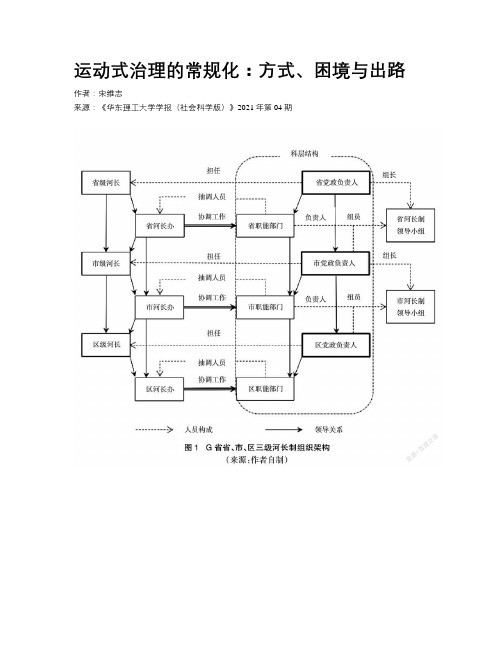 运动式治理的常规化：方式、困境与出路