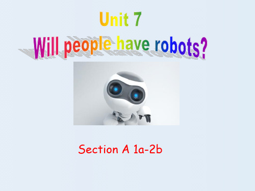 人教英语八年级上册 Unit7Section A 1a-2b(共30张PPT)