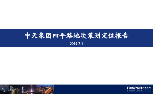 2019中天集团杨浦四平路地块策划定位报告(106页)