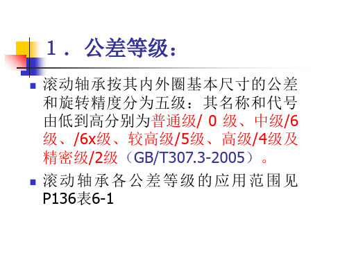 几何量公差与检测6.滚动轴承的公差与配合.