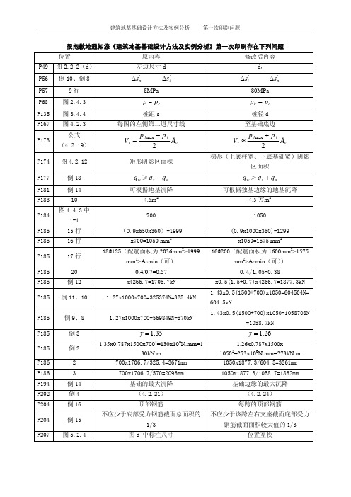 建筑地基基础设计方法及实例分析