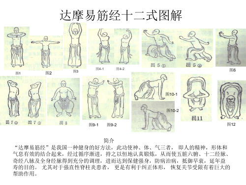 易筋经十二式图解--清晰打印版