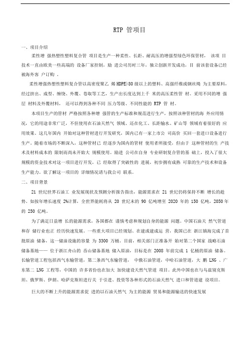 RTP管项目资料