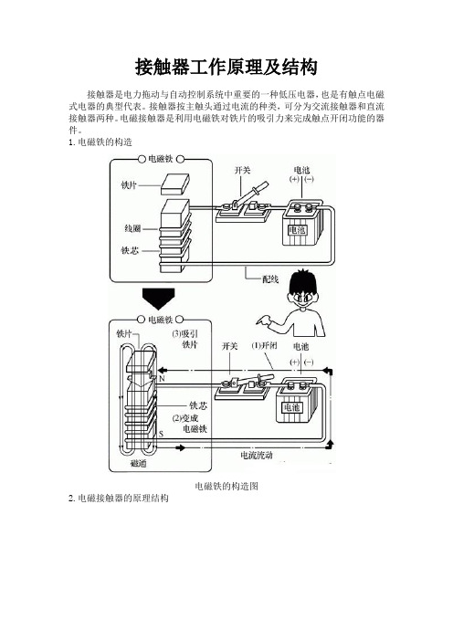 接触器工作原理及结构