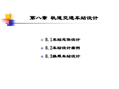 8-2城市轨道交通车站设计qoh