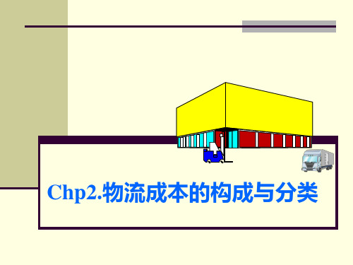 第二章物流成本的构成与分类