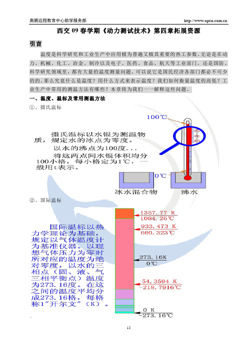 西交09春学期《动力测试技术》第四章拓展资源