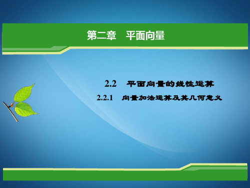 高二数学ppt课件 向量加法运算及其几何意义课件