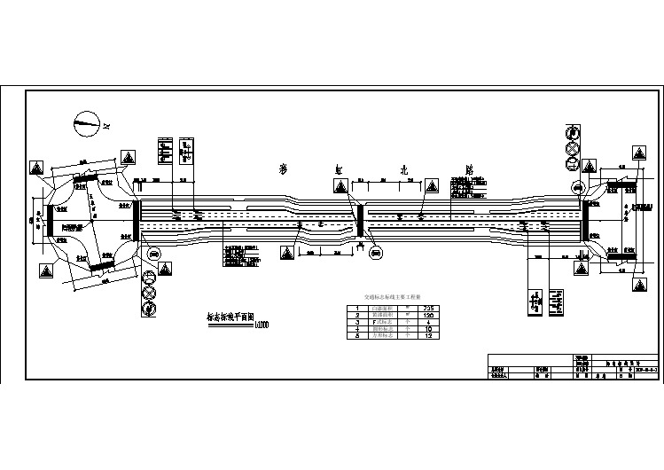 某市道路交通标志牌结构图（全套）