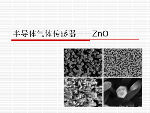 ZnO气体半导体传感器简单介绍可修改全文