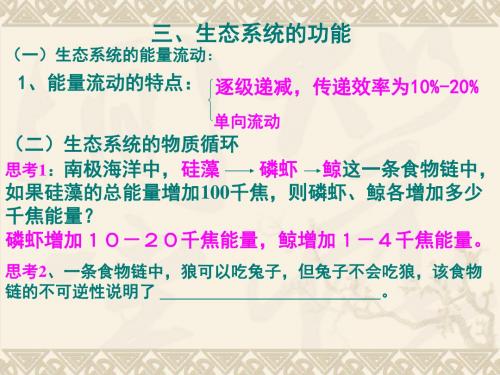 生物:5.3《生态系统的物质循环》课件(新人教版必修3)-14页文档资料