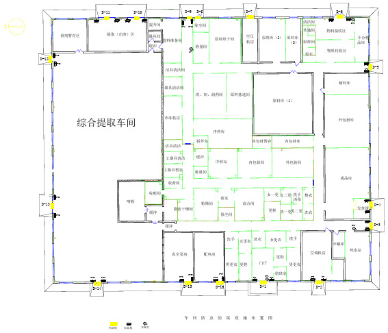 车间防虫防鼠设施布置图