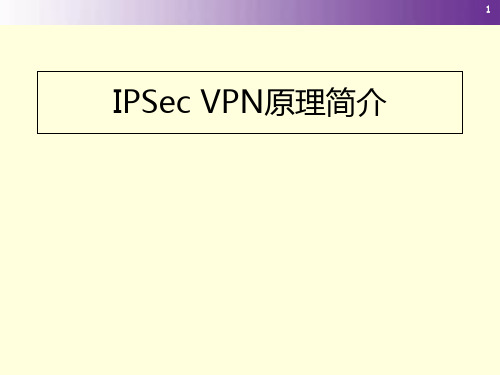 VPN原理培训-PPT课件