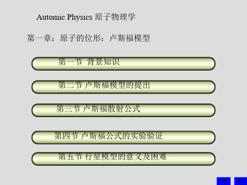 原子物理学 第一章PPT课件