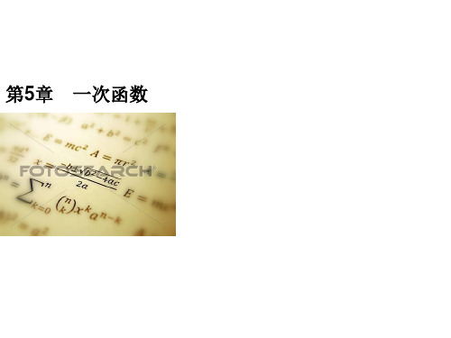 2019秋浙教版八年级数学上册习题课件：5.1 常量与变量(共22张PPT)