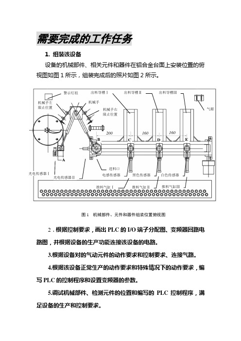 全国中职技能大赛机电一体化项目武汉试题一