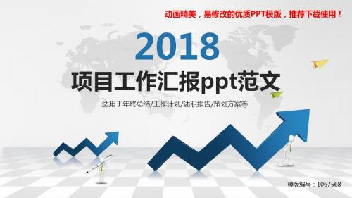 【优秀文档】2018最新项目工作汇报ppt范文PPT模板【定制ppt】