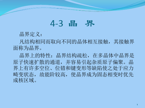 《无机材料科学基础》第4章-表面与界面