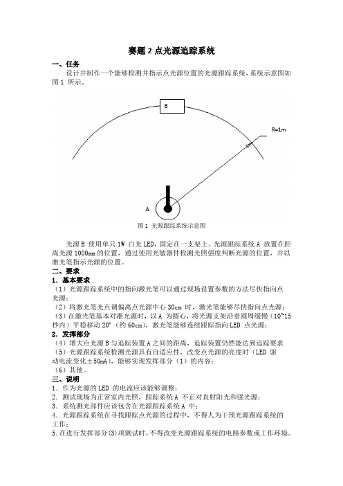 赛题2点光源追踪系统