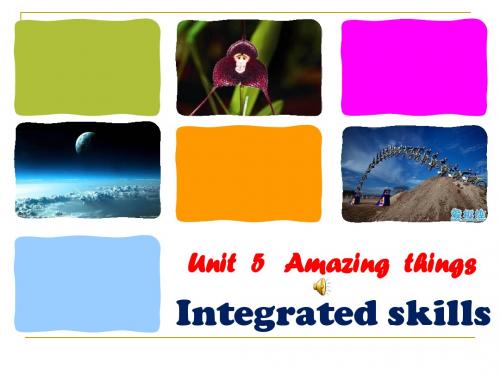 新牛津译林版七年级英语下册《Unit5 Amazing things--Integrated skills》精品课件