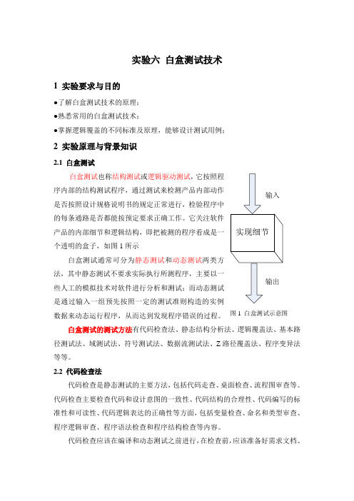 白盒测试技术