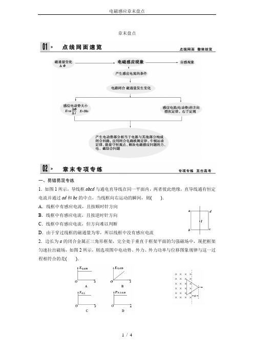 电磁感应章末盘点