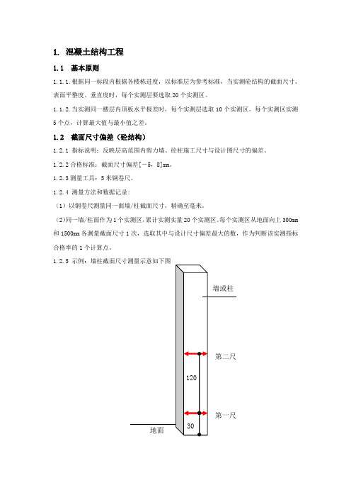 实测实量操作指引手册