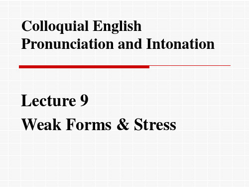 lecture 9 weak forms and stress