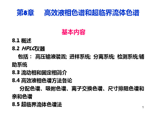 仪器分析― 高效液相色谱法PPT课件