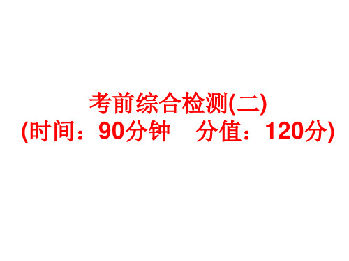 2015年河南省中招模拟考试化学试卷二(共72张ppt)