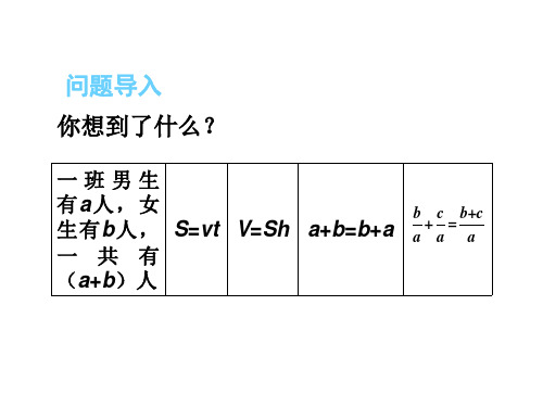 六年级下册数学课件 式与方程(1) 人教版(共16页)PPT