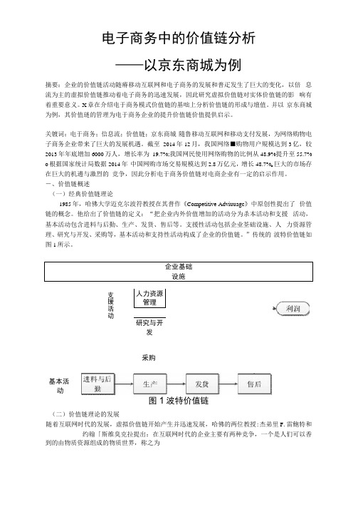 电子商务中的价值链分析