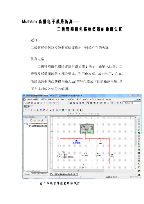 multisim高频电子线路仿真[整理版]