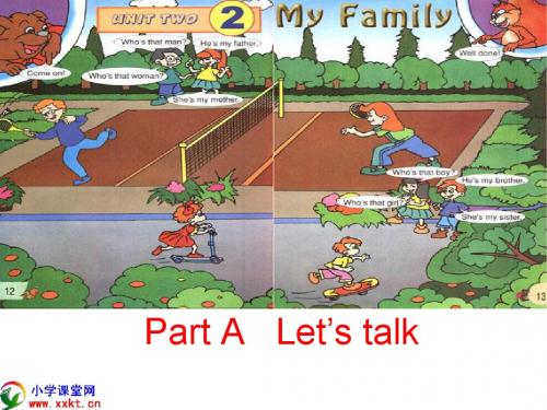 小学英语《unit 2Part A Let’s talk》PPT课件