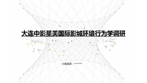 环境行为学调研分析报告