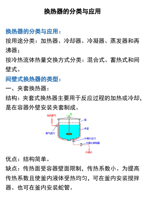 换热器的分类与应用