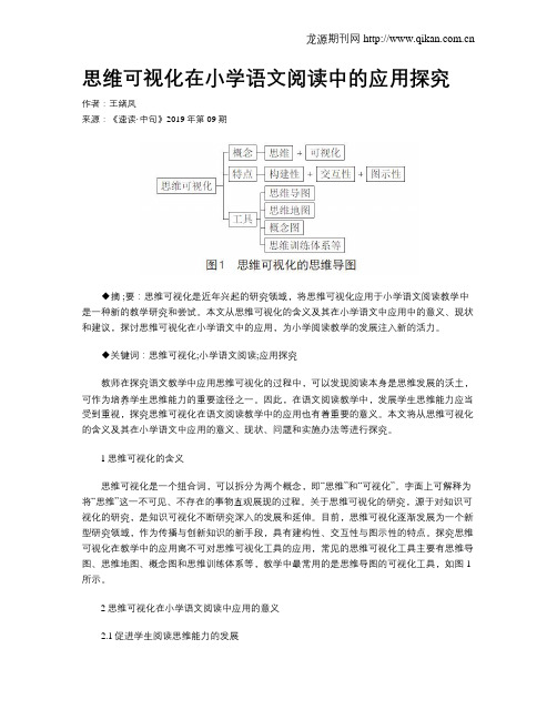 思维可视化在小学语文阅读中的应用探究