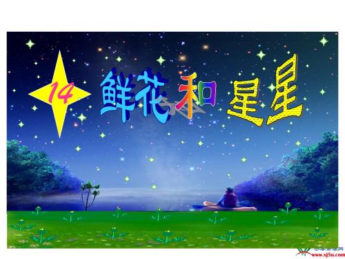 一下《鲜花和星星》PPT课件