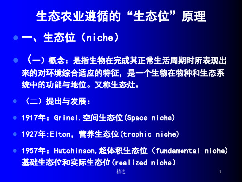 新版生态位原理课件.ppt