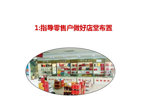 店面布置与卷烟陈列精品PPT课件