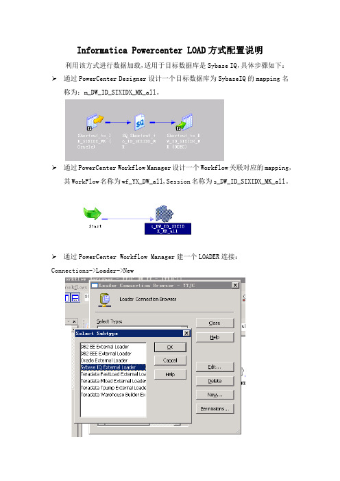 Informatica Powercenter Load介绍