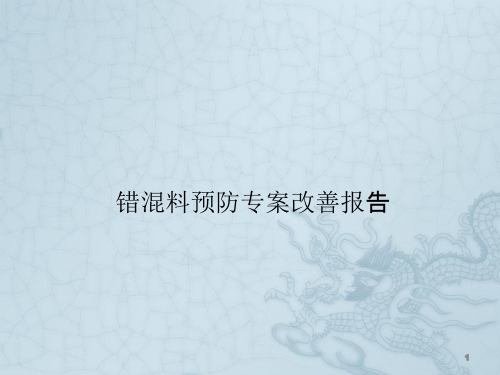 错混料防止培训资料ppt课件