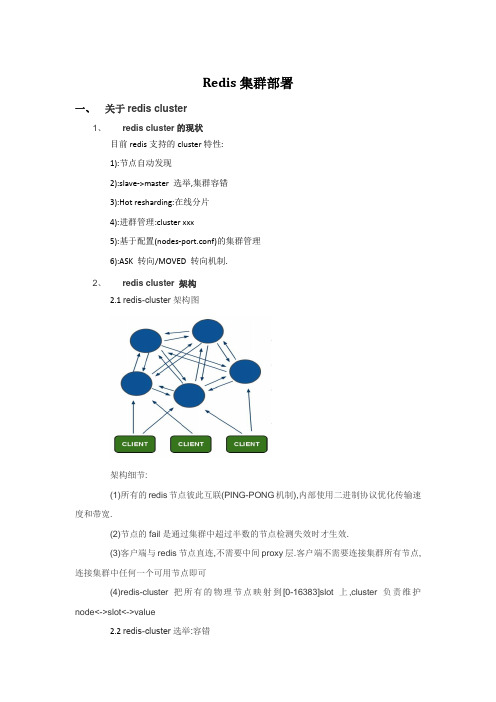 Redis集群内网部署搭建