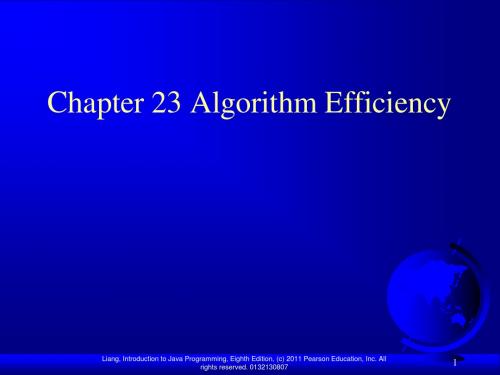 java语言程序设计 进阶篇 原书第八版  课件 PPT(第二十三章)